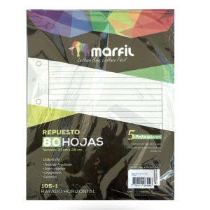 REPUESTO HOJAS RAYADAS X80 UNDS_1