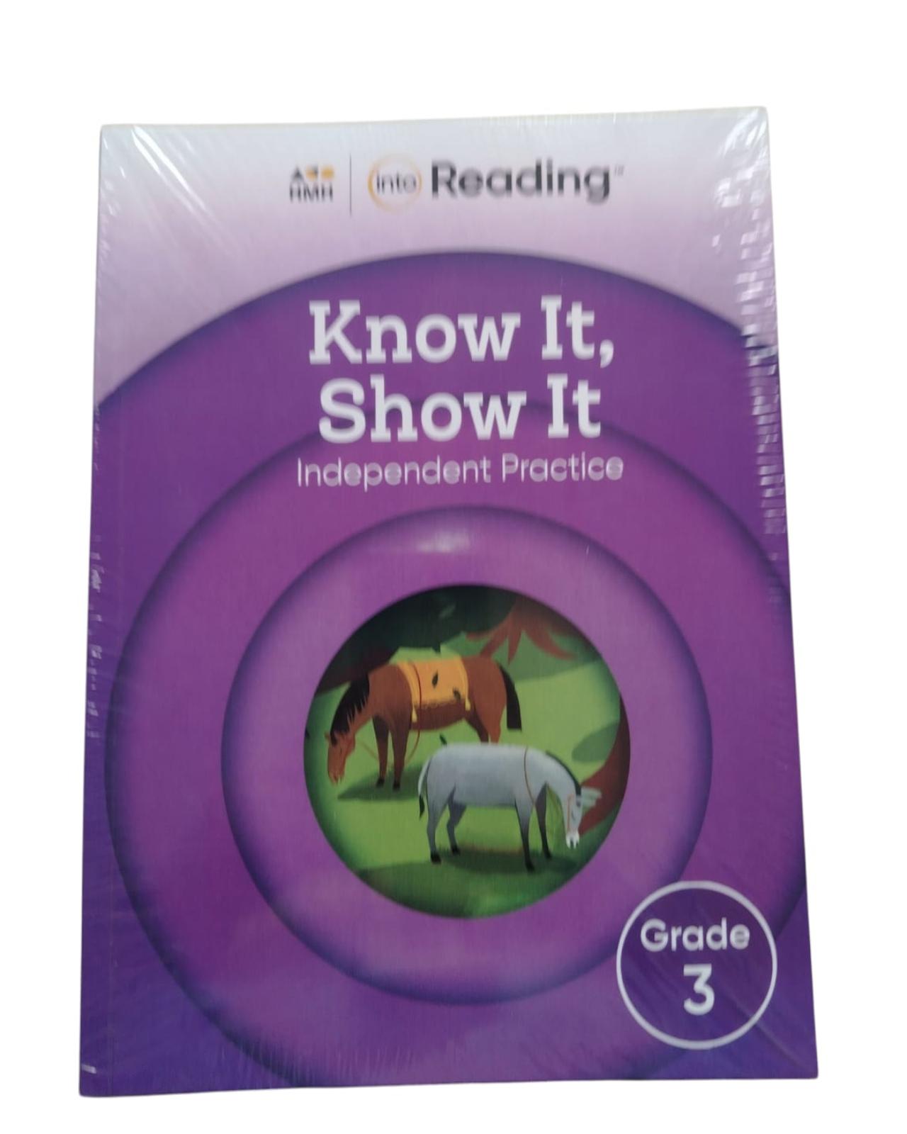 INTO READING KNOW IT, SHOW IT GRADE 3_1